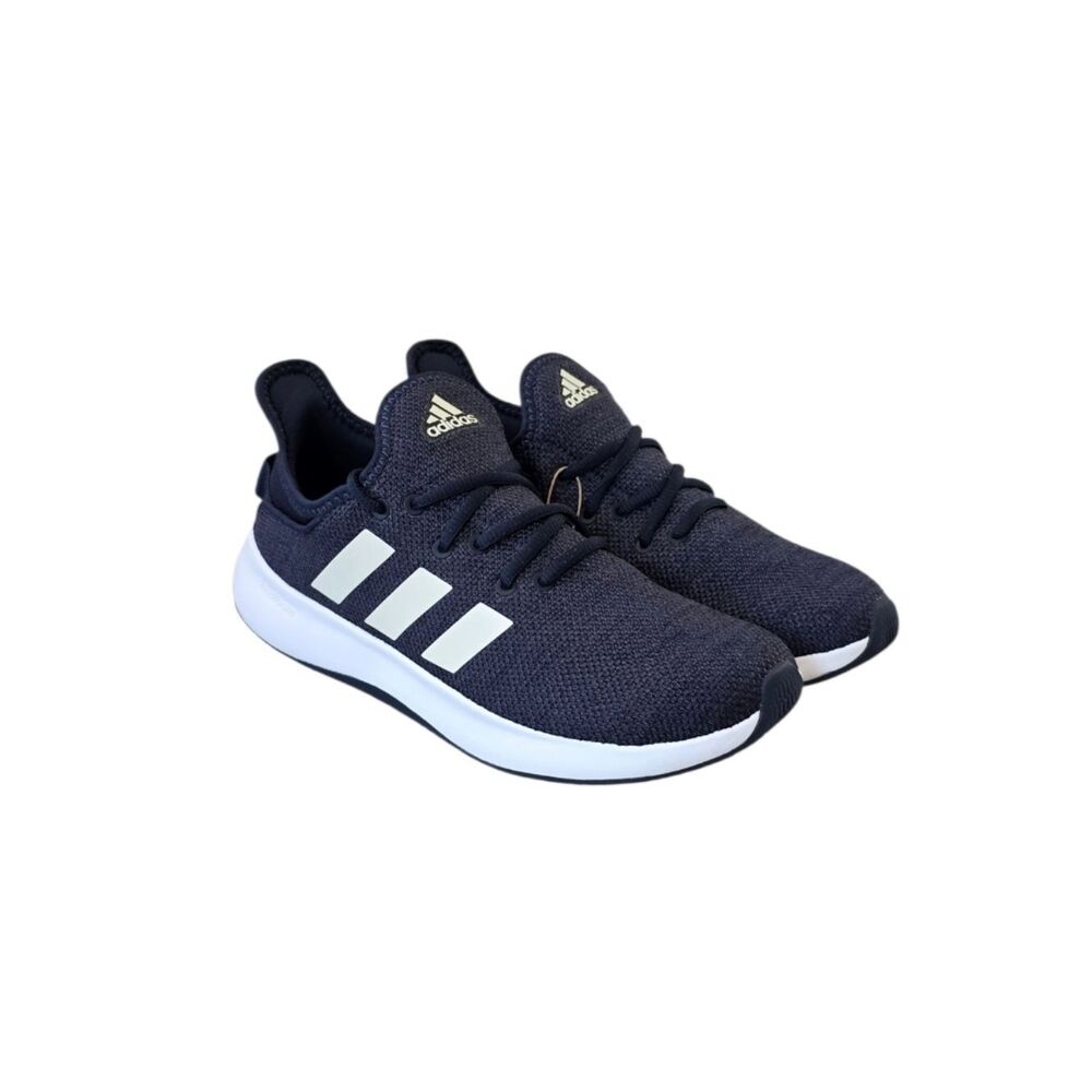 adidas Women's Navy/White Cloudfoam Pure Sneakers Size 8.5